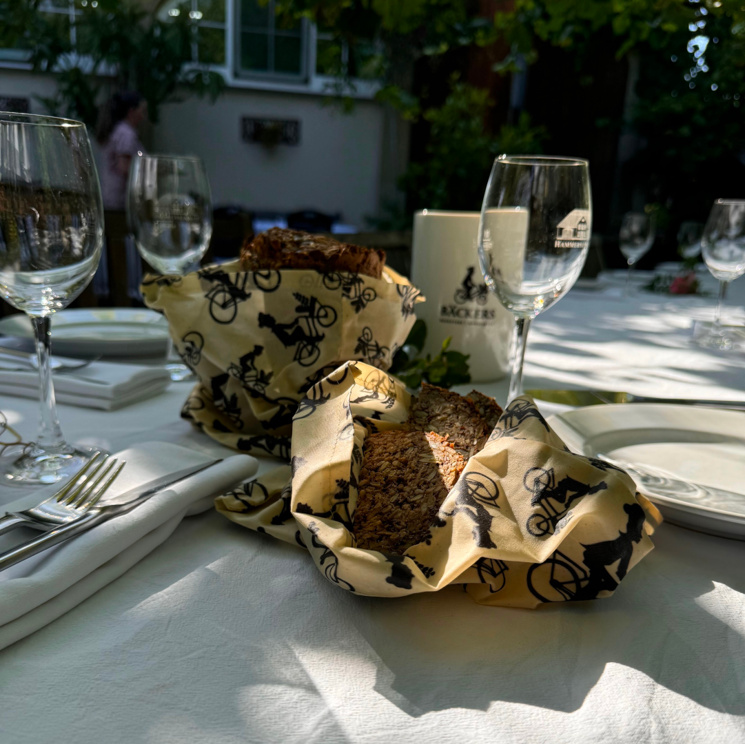 Bäckers Bienenwachsbeutel zur Brotaufbewahrung