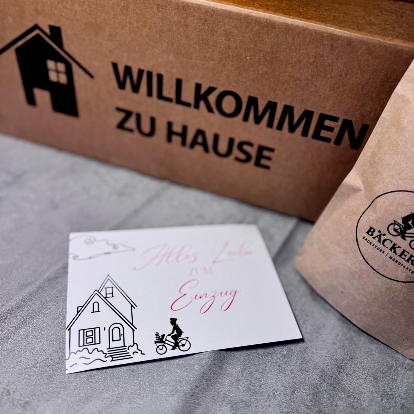 Geschenk-Box zum Einzug - Brot & Salz