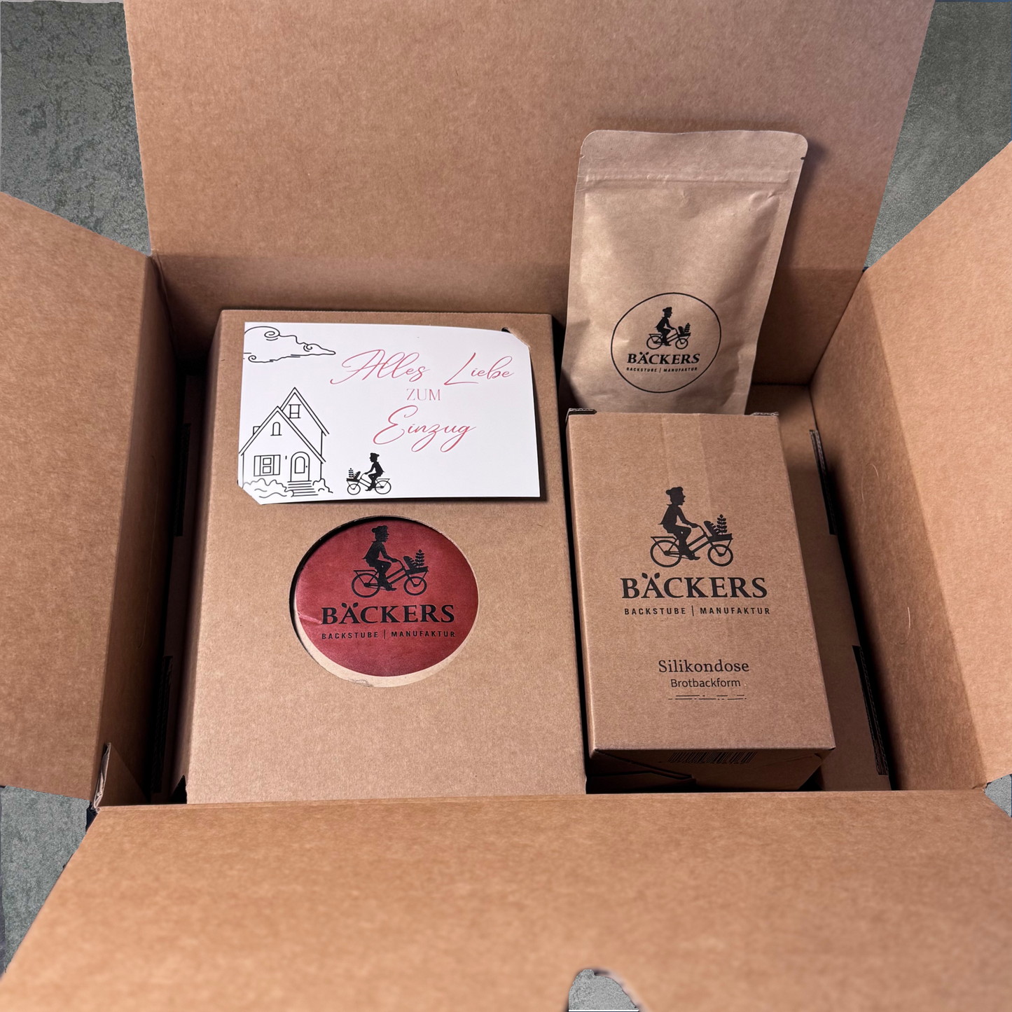 Geschenk-Box zum Einzug - Brot & Salz