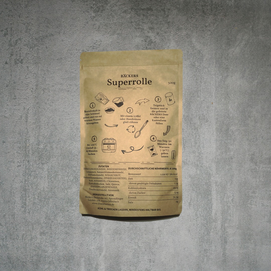 Superrolle Brotbackmischung